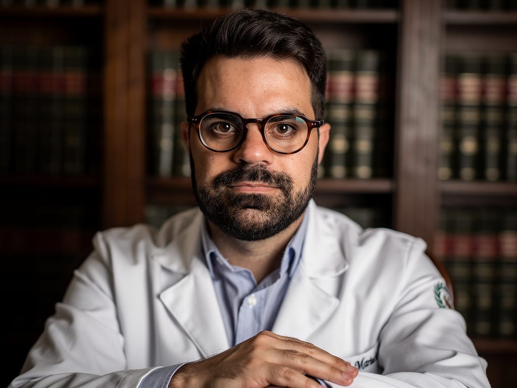 Dr. Leonardo Queiroga Marinho, médico do trabalho e perito médico, responsável técnico da San Luca